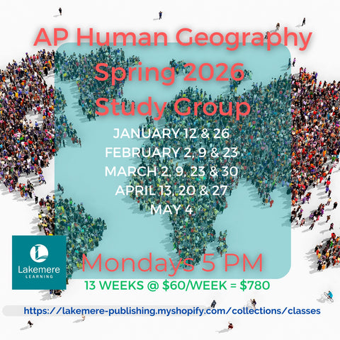 AP Human Weekly Study Group Spring 2026 - Mondays at 5PM